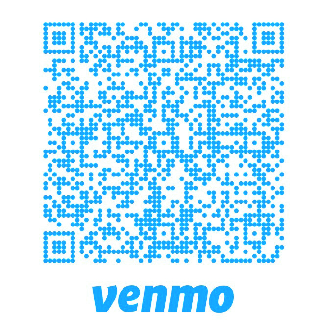 Venmo QR code for Gillen FC donations
